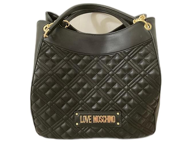 Love Moschino Handbags Black Leatherette  ref.554027